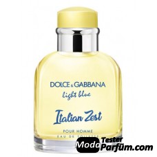 D&G Dolce gabbana Light Blue Italian Zest Pour Homme EDT 125ml Erkek Tester Parfum